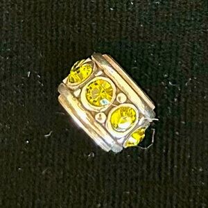 Brighton Green Glam Spacer Bead